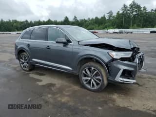 ✅ 2022 Audi SQ7 Prestige • VIN: WA1VWBF75ND000977 • Lot: 60737023. Listed on Copart with 15,708 mi. Free auction sales archive from the USA and detailed vehicle history report at DreamBid. Image 4.