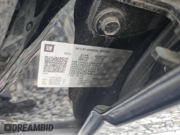 2020 Chevrolet Colorado 2WD LT z VIN 1GCGSCEN2L1132643, wystawiony jako Copart lot #87073195 z przebiegiem 118 302 mil mil oraz Czysty tytuł • Clean title. Historia ofert i sprzedaży dostępna na DreamBid. Obrazek 11.