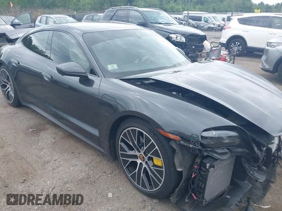 ✅ 2021 Porsche Taycan 4S • VIN: WP0AB2Y19MSA42378 • Lot: 42589549. Listed on IAAI with Not provided. Free auction sales archive from the USA and detailed vehicle history report at DreamBid. Image 1.