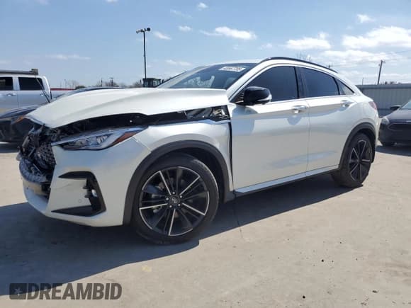 ✅ 2023 Infiniti QX55 Sensory • VIN: 3PCAJ5LRXPF106623 • Lot: 48567785. Wystawiony na Copart z przebiegiem 8 187 mil. Bezpłatny archiwum sprzedaży aukcyjnych z USA i szczegółowy raport historii pojazdu na DreamBid. Zdjęcie 1.