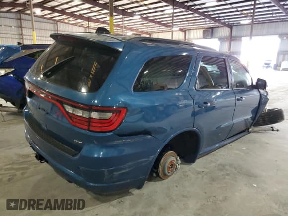 ✅ 2024 Dodge Durango GT Plus • VIN: 1C4RDHDG4RC237507 • Lot: 86144994. Listed on Copart with Not provided. Free auction sales archive from the USA and detailed vehicle history report at DreamBid. Image 3.