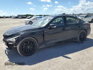 ✅ 2019 Infiniti Q50 Sport • VIN: JN1EV7AP7KM518875 • Lot: 86781205. Listed on Copart with 56,022 mi. Free auction sales archive from the USA and detailed vehicle history report at DreamBid. Image 1.