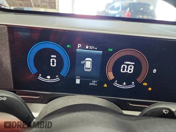 2024 Hyundai Kona SEL with VIN KM8HB3AB1RU098620, listed as a Copart auction lot 87390275 with 2,294 mi miles and Salvage title. Bid and sale history available at DreamBid. Image 9.