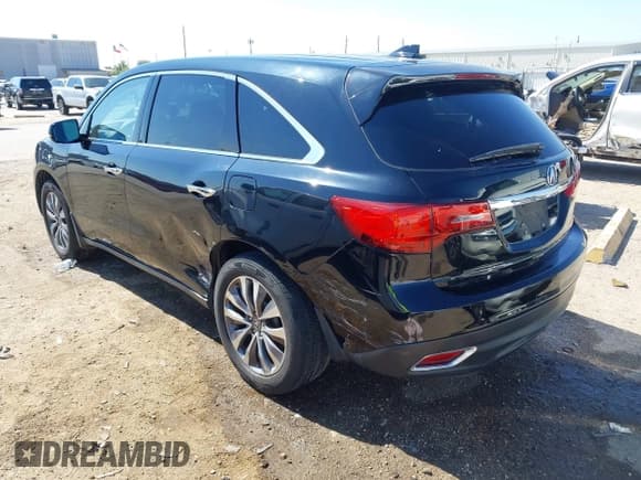✅ 2015 Acura MDX Technology • VIN: 5FRYD3H43FB002415 • Lot: 43448504. Listed on IAAI with 127,284 mi. Free auction sales archive from the USA and detailed vehicle history report at DreamBid. Image 3.