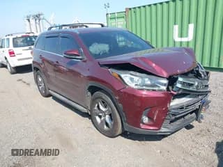 ✅ 2017 Toyota Highlander Limited • VIN: 5TDDZRFH1HS466182 • Lot: 42856576. Listed on IAAI with 70,408 mi. Free auction sales archive from the USA and detailed vehicle history report at DreamBid. Image 1.
