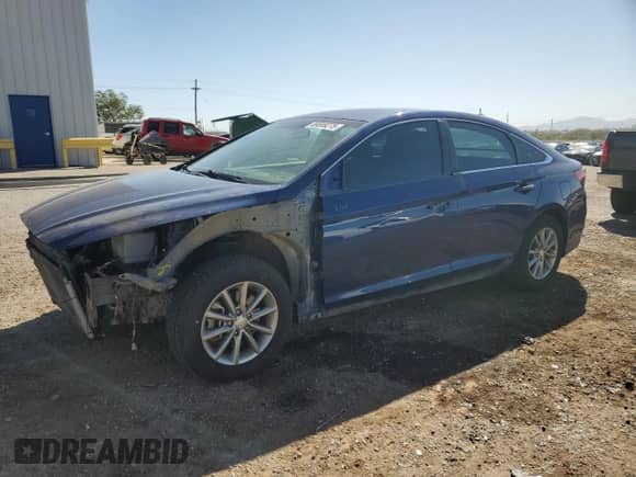 2018 Hyundai Sonata SE with VIN 5NPE24AF3JH640587, listed as a Copart auction lot 89699275 with 105,996 mi miles and Salvage title. Bid and sale history available at DreamBid. Image 1.