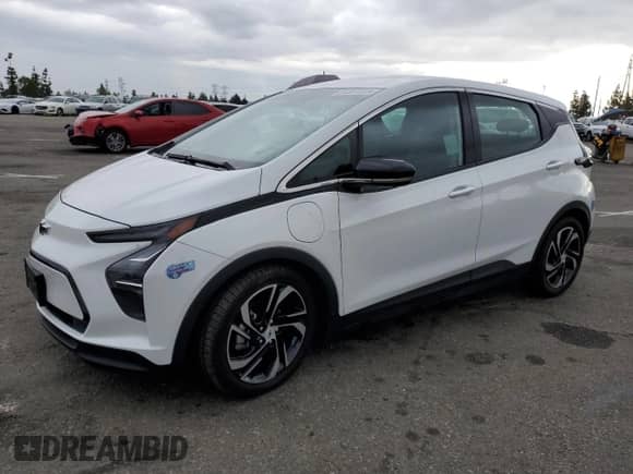 2022 Chevrolet Bolt EV 2LT z VIN 1G1FX6S06N4103261, wystawiony jako Copart lot #81227723 z przebiegiem 42 572 mil mil oraz . Historia ofert i sprzedaży dostępna na DreamBid. Obrazek 1.