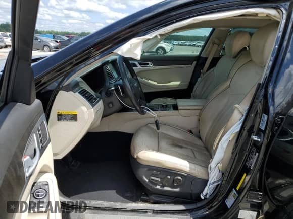 2016 Hyundai Genesis 3.8L z VIN KMHGN4JE6GU108638, wystawiony jako Copart lot #68130904 z przebiegiem 107 961 mil mil oraz Szkoda całkowita • Salvage title. Historia ofert i sprzedaży dostępna na DreamBid. Obrazek 7.