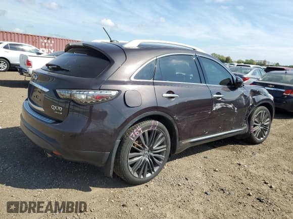 ✅ 2017 Infiniti QX70 • VIN: JN8CS1MW2HM410495 • Lot: 81294505. Listed on Copart with 73,760 mi. Free auction sales archive from the USA and detailed vehicle history report at DreamBid. Image 3.