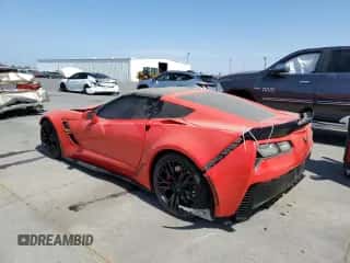 2018 Chevrolet Corvette Grand Sport 1LT z VIN 1G1YW2D75J5102895, wystawiony jako Copart lot #72060894 z przebiegiem 31 660 mil mil oraz Szkoda całkowita • Salvage title. Historia ofert i sprzedaży dostępna na DreamBid. Obrazek 2.