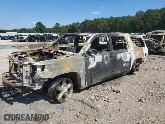 2016 Chevrolet Suburban LTZ with VIN 1GNSCJKC7GR270725, listed as a Copart auction lot 85839055 with Not provided miles and Salvage title. Bid and sale history available at DreamBid. Image 1.