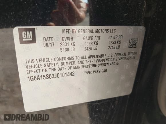 ✅ 2018 Cadillac CTS-V • VIN: 1G6A15S63J0101442 • Lot: 41964961. Listed on IAAI with 87,821 mi. Free auction sales archive from the USA and detailed vehicle history report at DreamBid. Image 9.