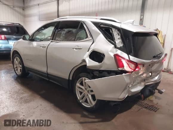 2019 Chevrolet Equinox Premier with VIN 2GNAXYEX8K6283950, listed as a IAAI auction lot 42320350 with 101,294 mi miles and . Bid and sale history available at DreamBid. Image 3.