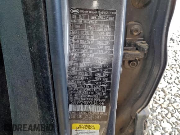 ✅ 2019 Land Rover Range Rover Evoque SE • VIN: SALVP2RXXKH341366 • Lot: 94382585. Wystawiony na Copart z przebiegiem 89 041 mil. Bezpłatny archiwum sprzedaży aukcyjnych z USA i szczegółowy raport historii pojazdu na DreamBid. Zdjęcie 14.