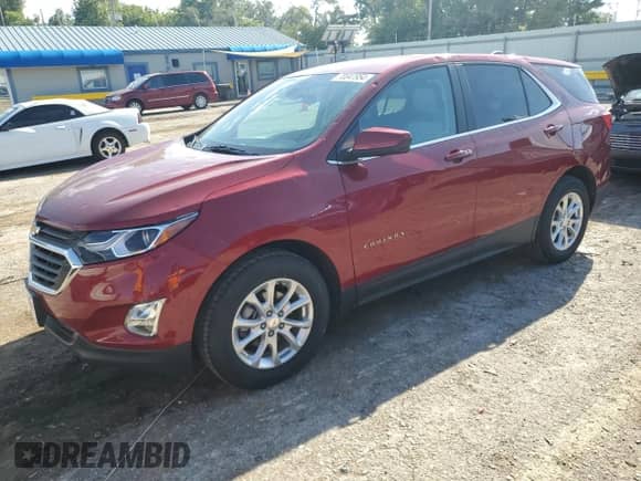 2021 Chevrolet Equinox LT с VIN 2GNAXKEV7M6152572, выставлен на аукционе Copart как лот 70047954 с пробегом 39 348 миль миль и Списание • Salvage title. История ставок и продаж доступна на DreamBid. Изображение 1.