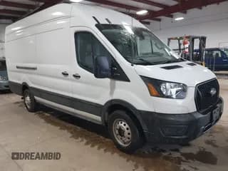 ✅ 2023 Ford Transit Cargo • VIN: 1FTBR3U89PKA40401 • Lot: 43280110. Listed on IAAI with 43,366 mi. Free auction sales archive from the USA and detailed vehicle history report at DreamBid. Image 1.