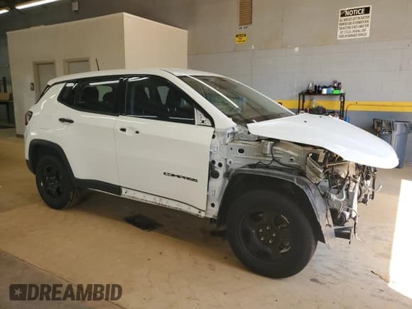 ✅ 2021 Jeep Compass Sport • VIN: 3C4NJCABXMT514919 • Lot: 66729615. Listed on Copart with 44,251 mi. Free auction sales archive from the USA and detailed vehicle history report at DreamBid. Image 4.