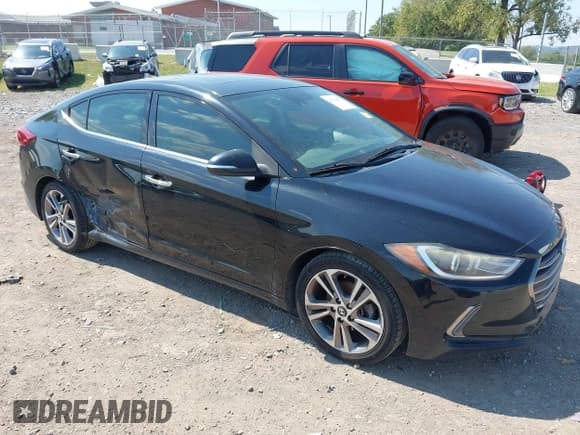 ✅ 2017 Hyundai Elantra SE • VIN: 5NPD84LF2HH035817 • Lot: 43223827. Listed on IAAI with 76,883 mi. Free auction sales archive from the USA and detailed vehicle history report at DreamBid. Image 1.