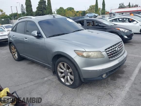 ✅ 2005 Infiniti FX • VIN: JNRAS08U65X102150 • Lot: 42881443. Wystawiony na IAAI z przebiegiem 213 833 mil. Bezpłatny archiwum sprzedaży aukcyjnych z USA i szczegółowy raport historii pojazdu na DreamBid. Zdjęcie 1.