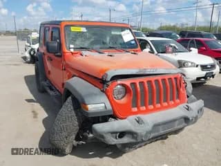 ✅ 2018 Jeep Wrangler Unlimited Sport S • VIN: 1C4HJXDG9JW226181 • Lot: 43527960. Wystawiony na IAAI z przebiegiem 191 406 mil. Bezpłatny archiwum sprzedaży aukcyjnych z USA i szczegółowy raport historii pojazdu na DreamBid. Zdjęcie 1.