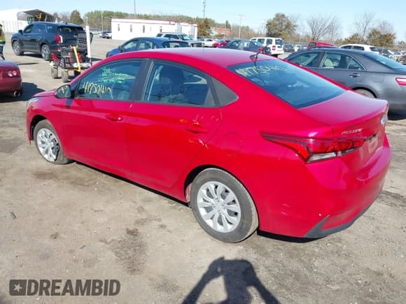 ✅ 2022 Hyundai Accent SE • VIN: 3KPC24A68NE182109 • Лот: 41750410. Опубликован ранее на IAAI с пробегом 47 247 миль. Бесплатный доступ к архиву аукционных продаж из США и подробный отчёт об истории автомобиля на DreamBid. Изображение 3.