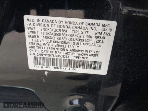 ✅ 2011 Acura MDX Advance • VIN: 2HNYD2H76BH508213 • Lot: 41793168. Wystawiony na IAAI z przebiegiem 153 561 mil. Bezpłatny archiwum sprzedaży aukcyjnych z USA i szczegółowy raport historii pojazdu na DreamBid. Zdjęcie 9.