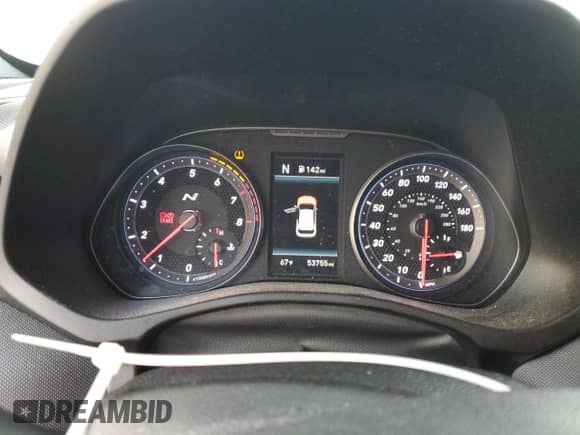 2020 Hyundai Veloster z VIN KMHT36AH7LU003899, wystawiony jako Copart lot #75538504 z przebiegiem 53 755 mil mil oraz Szkoda całkowita • Salvage title. Historia ofert i sprzedaży dostępna na DreamBid. Obrazek 9.