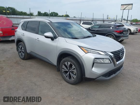 ✅ 2022 Nissan Rogue SV • VIN: 5N1BT3BA5NC725800 • Lot: 42668097. Listed on IAAI with 46,265 mi. Free auction sales archive from the USA and detailed vehicle history report at DreamBid. Image 1.