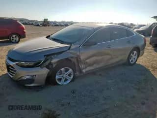 2022 Chevrolet Malibu LS z VIN 1G1ZB5STXNF192708, wystawiony jako Copart lot #85870035 z przebiegiem 54 135 mil mil oraz Szkoda całkowita • Salvage title. Historia ofert i sprzedaży dostępna na DreamBid. Obrazek 1.