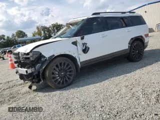 2025 Hyundai Santa Fe Calligraphy с VIN 5NMP5DGL9SH082417, выставлен на аукционе Copart как лот 84039195 с пробегом 9 995 миль миль и Списание • Salvage title. История ставок и продаж доступна на DreamBid. Изображение 1.