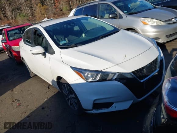 ✅ 2021 Nissan Versa SV • VIN: 3N1CN8EV2ML895455 • Lot: 43850090. Listed on IAAI with 126,793 mi. Free auction sales archive from the USA and detailed vehicle history report at DreamBid. Image 1.