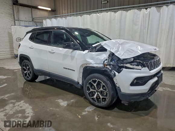 ✅ 2025 Jeep Compass Limited • VIN: 3C4NJDCN7ST614454 • Lot: 96160265. Listed on Copart with 6,993 mi. Free auction sales archive from the USA and detailed vehicle history report at DreamBid. Image 4.