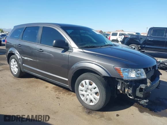 ✅ 2014 Dodge Journey SE • VIN: 3C4PDCAB5ET182518 • Lot: 43214035. Listed on IAAI with 125,020 mi. Free auction sales archive from the USA and detailed vehicle history report at DreamBid. Image 1.