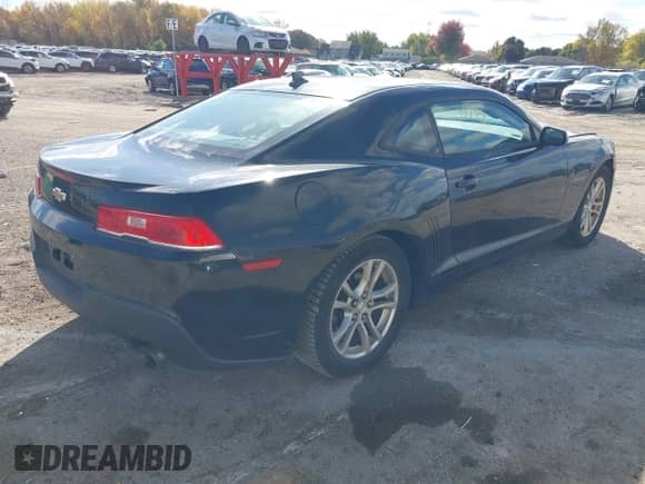 2015 Chevrolet Camaro LT with VIN 2G1FD1E32F9210789, listed as a IAAI auction lot 43539798 with 108,455 mi miles and . Bid and sale history available at DreamBid. Image 4.