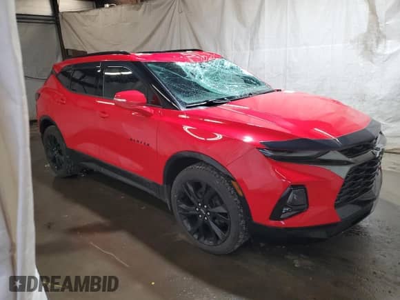 2020 Chevrolet Blazer RS z VIN 3GNKBKRS0LS548135, wystawiony jako Copart lot #72554354 z przebiegiem 35 987 mil mil oraz Szkoda całkowita • Salvage title. Historia ofert i sprzedaży dostępna na DreamBid. Obrazek 4.