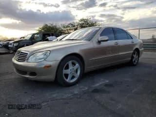 ✅ 2004 Mercedes-Benz S 430 • VIN: WDBNG70J54A390594 • Lot: 69748845. Listed on Copart with 180,305 mi. Free auction sales archive from the USA and detailed vehicle history report at DreamBid. Image 1.