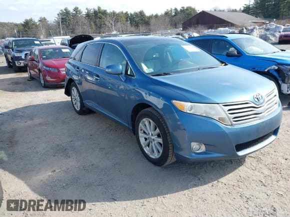 ✅ 2010 Toyota Venza • VIN: 4T3BA3BB3AU011027 • Lot: 41790395. Listed on IAAI with 186,153 mi. Free auction sales archive from the USA and detailed vehicle history report at DreamBid. Image 1.