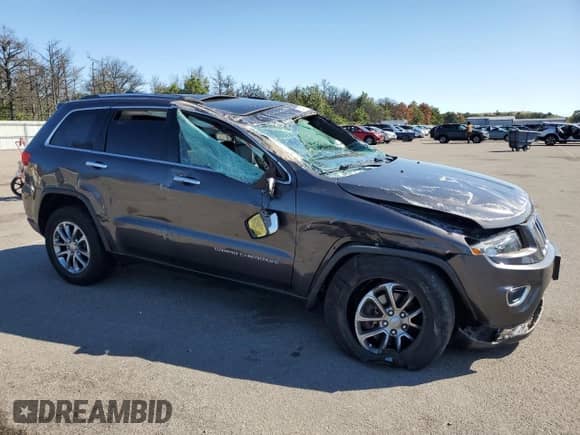 2016 Jeep Grand Cherokee Limited с VIN 1C4RJFBG2GC337585, выставлен на аукционе Copart как лот 81047775 с пробегом 67 281 миль миль и Списание • Salvage title. История ставок и продаж доступна на DreamBid. Изображение 4.