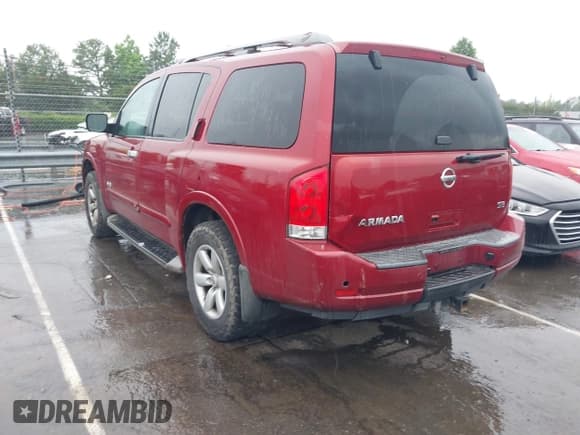 ✅ 2008 Nissan Armada SE • VIN: 5N1AA08C08N608966 • Lot: 42387360. Listed on IAAI with 218,170 mi. Free auction sales archive from the USA and detailed vehicle history report at DreamBid. Image 3.