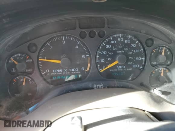 2000 Chevrolet Blazer LS with VIN 1GNDT13W6Y2206610, listed as a Copart auction lot 83566074 with 135,007 mi miles and Salvage title. Bid and sale history available at DreamBid. Image 9.