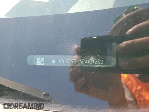 2014 Chevrolet Sonic LT с VIN 1G1JC6SH1E4101283, выставлен на аукционе Copart как лот 65836944 с пробегом Не указан миль и Списание • Salvage title. История ставок и продаж доступна на DreamBid. Изображение 12.