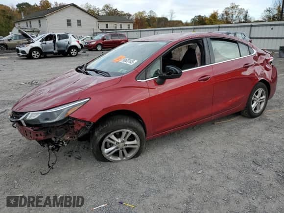 ✅ 2017 Chevrolet Cruze LT • VIN: 3G1BE5SM2HS572207 • Лот: 90628145. Опубликован ранее на Copart с пробегом Не указан. Бесплатный доступ к архиву аукционных продаж из США и подробный отчёт об истории автомобиля на DreamBid. Изображение 1.