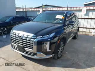 2024 Hyundai Palisade Calligraphy z VIN KM8R7DGE3RU651720, wystawiony jako IAAI lot #43084050 z przebiegiem 27 661 mil mil oraz . Historia ofert i sprzedaży dostępna na DreamBid. Obrazek 2.