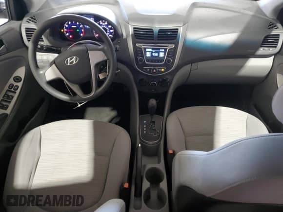 2017 Hyundai Accent SE with VIN KMHCT4AE4HU307192, listed as a Copart auction lot 86876515 with 51,308 mi miles and Salvage title. Bid and sale history available at DreamBid. Image 8.