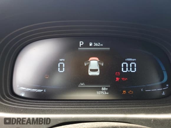 ✅ 2023 Hyundai Venue SEL • VIN: KMHRC8A30PU221599 • Lot: 55040855. Listed on Copart with 10,753 mi. Free auction sales archive from the USA and detailed vehicle history report at DreamBid. Image 9.