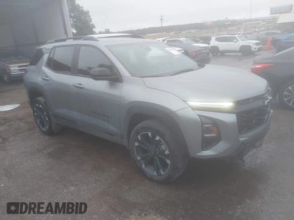 ✅ 2025 Chevrolet Equinox FWD RS • VIN: 3GNAXLEG1SL173319 • Lot: 43038770. Wystawiony na IAAI z przebiegiem 15 146 mil. Bezpłatny archiwum sprzedaży aukcyjnych z USA i szczegółowy raport historii pojazdu na DreamBid. Zdjęcie 1.