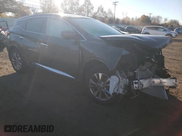 2016 Nissan Murano SV with VIN 5N1AZ2MH9GN129112, listed as a Copart auction lot 82556395 with 71,197 mi miles and Salvage title. Bid and sale history available at DreamBid. Image 4.