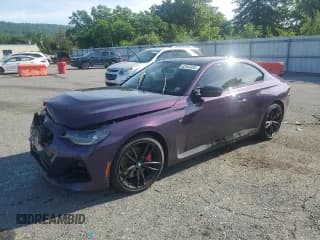 ✅ 2023 BMW 2 Series M240i xDrive • VIN: 3MW53CM02P8D67519 • Лот: 62643355. Опубликован ранее на Copart с пробегом Не указан. Бесплатный доступ к архиву аукционных продаж из США и подробный отчёт об истории автомобиля на DreamBid. Изображение 1.