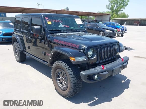 ✅ 2020 Jeep Wrangler Unlimited Rubicon • VIN: 1C4HJXFN9LW291112 • Лот: 42189090. Опубликован ранее на IAAI с пробегом 107 215 миль. Бесплатный доступ к архиву аукционных продаж из США и подробный отчёт об истории автомобиля на DreamBid. Изображение 1.
