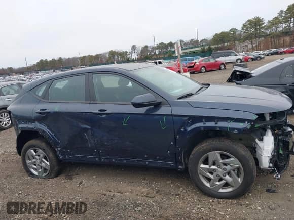 2025 Hyundai Kona SE with VIN KM8HACAB6SU222521, listed as a IAAI auction lot 41354659 with 1,886 mi miles and . Bid and sale history available at DreamBid. Image 14.